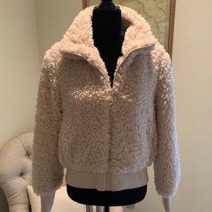 ZARA Fluffy Bomber Jacket